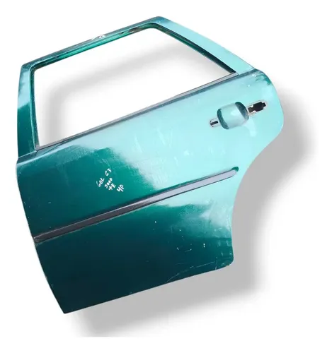 Porta Traseira Esquerda Volkswagen Gol G3 4p 1998 1999 2000 Traseira Esquerdo Verde