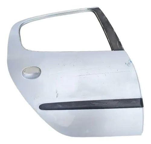 Porta Traseira Direita Peugeot 206 4p 2001 2002 2003 2004 Traseira Direita Prateado