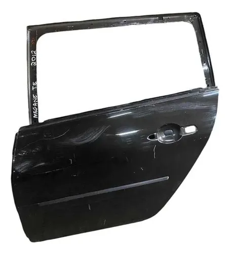 Porta Traseira Esquerda Renault Megane Dyn 1.6 - 2010 2011 Traseira Esquerdo Preto