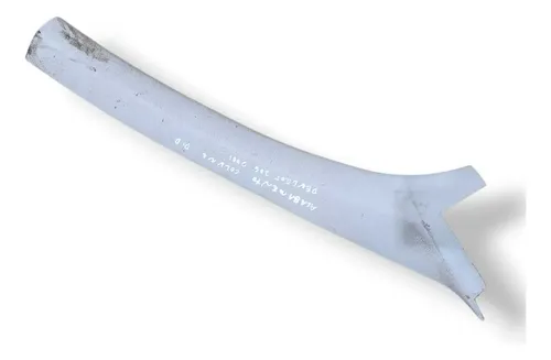 Moldura Coluna Dianteira Direita Peugeot 206 2001 9625053377 Branco