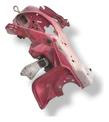 Ponta De Longarina Dianteira Direita Peugeot 206 2001 A 2004 Vermelho