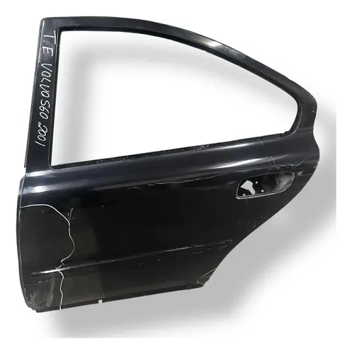 Porta Traseira Esquerda Volvo S60 2001 2002 2003 Detalhe Traseira Esquerdo Preta