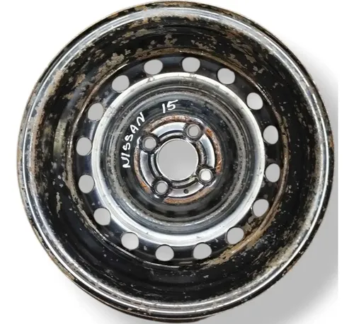 Roda Ferro Aro 15 Nissan Livina Tiida Preto