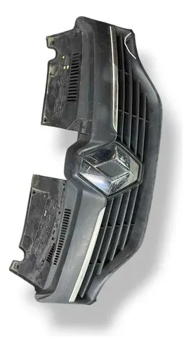 Grade Superior Dianteira Sandero 2015 Detalhe 623101991 Preto Fosco
