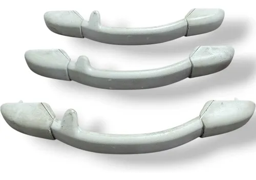 Kit Três Alças Puxadores Teto/apoios Mão Peugeot 206 Sw 2008 Branco