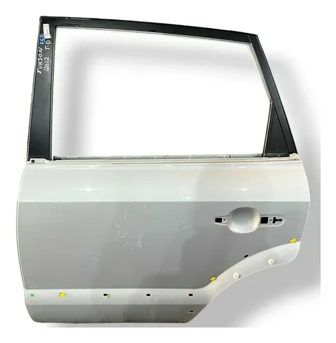 Porta Traseira Esquerda Hyundai Tucson 2009 2010 2011 2012 Traseira Esquerdo Prateado