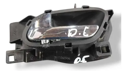 Maçaneta Interna Porta Dianteira Esquerd Citroen C4 96435351 Preto Dianteira