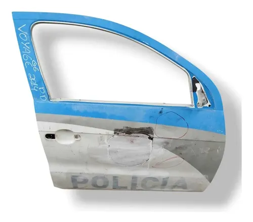 Porta Dianteira Direita Volkswagen Voyage 2014 2015 Detalhe Dianteira Direita Branco