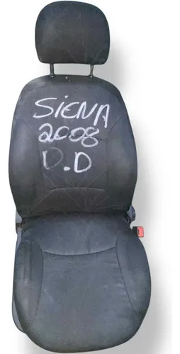 Banco Dianteiro Direito C/detalhe Fiat Siena 2007 2008 2009 Preto