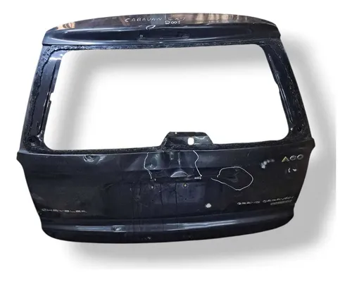 Tampa Traseira Porta Malas Grand Caravan 3.0 2005 Detalhe Preto