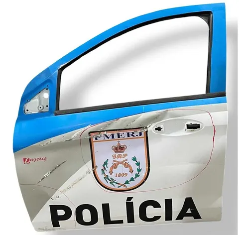 Porta Dianteira Esquerda Ford Ka 2015 2016 A 2021 C/detalhe Dianteira Esquerdo Branco