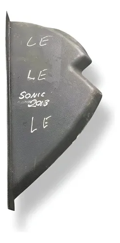 Acabamento Capa Painel Esquerda Chevrolet Sonic 13 96886252 Preto