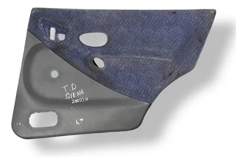 Forro Porta Traseira Direita Fiat Siena 1.0 - 2001 2002 2003 Azul Escuro E Preto