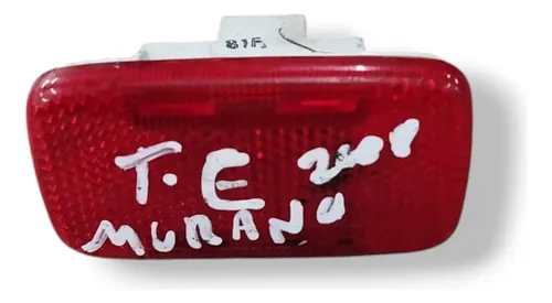 Luz Placa Traseira Esquerda Nissan Murano 3.5 V6  2008 2009