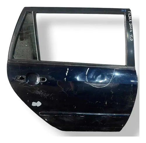 Porta Traseira Direita Toyota Corolla Fielder 2004 C/detalhe Traseira Direito Preto