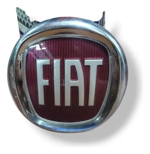 Emblema Fechadura Tampa Traseira Fiat Uno 2008 2009 2010 Vermelho