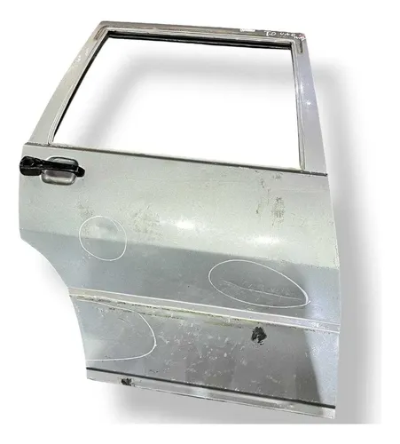 Porta Traseira Direita Fiat Uno Way 2004 2005 2006 C/detalhe Traseira Direito Prateado