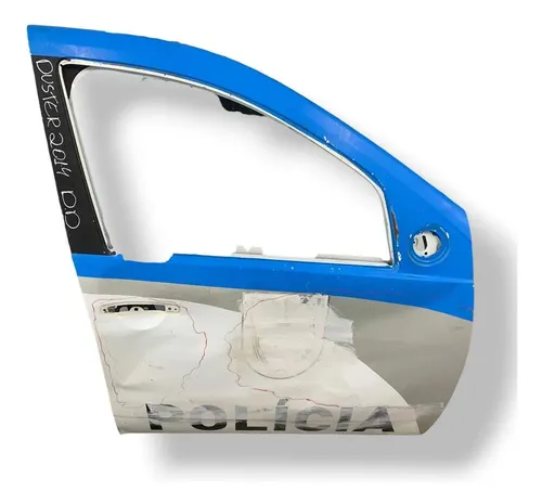 Porta Dianteira Direita Renault Duster  2013 2014 Detalhe Dianteira Direita Branco