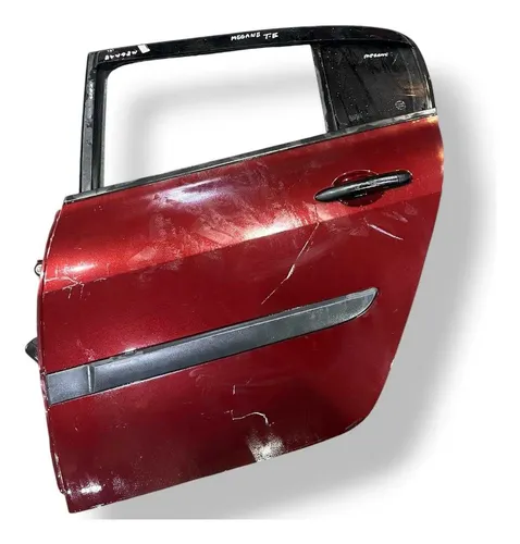 Porta Traseira Esquerda Renault Megane 2006 2007 2008 A 2013 Traseira Esquerdo Vermelho