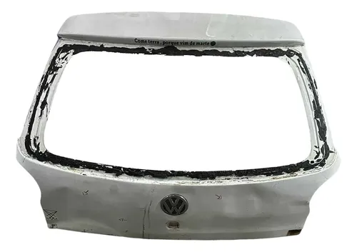 Tampa Traseira Volkswagen Gol G4 2007 2008 2009 Detalhe Branco