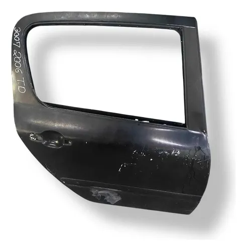 Porta Traseira Direita Peugeot 307 - 2006 2007 2008 2009 Traseira Direita Prateado