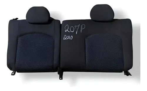 Encosto Banco Traseiro  Peugeot 207 Passion 2010 2011 2012 Preto
