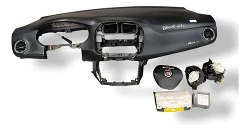 Painel Tabelier Kit Airbag Fiat Bravo 2012 2013 2014 2015 Preto