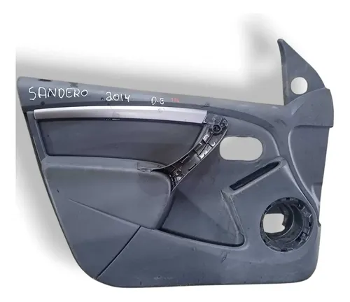Forro Porta Dianteiro Esquerdo Renault Sandero 14 8200602991 Cinza-escuro