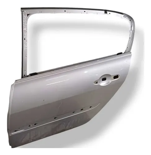 Porta Traseira Esquerda Renault Megane 2.0 - 2009 2010 2011 Traseira Esquerdo Prateado