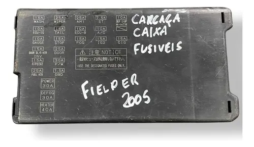 Carcaça Caixa Fusiveis Toyota Fielder 2005 2006 2007 2008