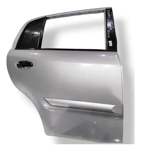 Porta Traseira Direita Chery Face 2010 2011 2012 2013 2014 Traseira Direita Prateado