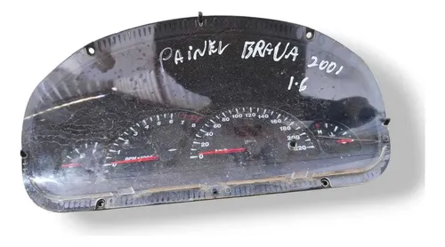 Painel Instrumentos Fiat Brava 1.6 1999 2000 2001 2002 2003 Preto