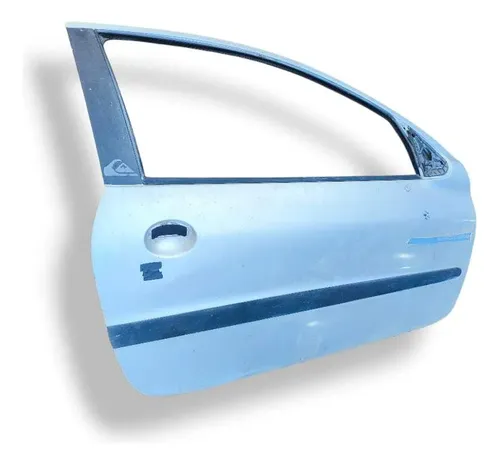 Porta Dianteira Direita Peugeot 206 2p 2000 2001 2002 2003 Dianteira Direita Azul