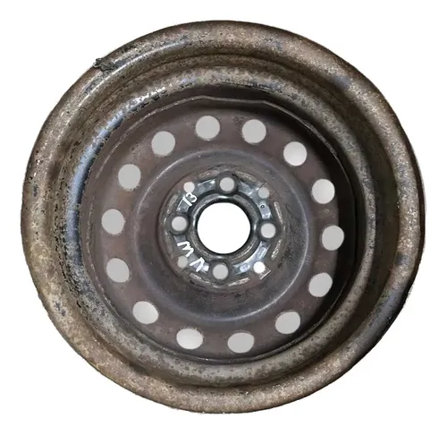 Roda Ferro Avulsa Aro 13 Volkswagen Gol G4 Preto