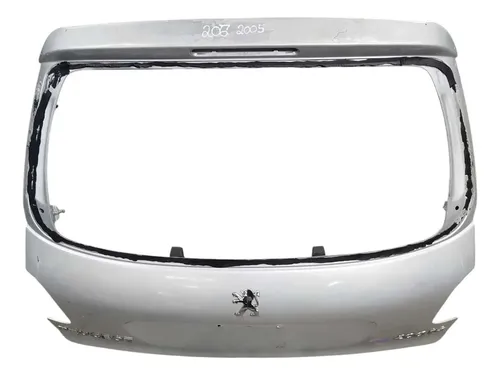 Tampa Traseira Porta Malas Peugeot 206 1.4 - 2004 2005 2006 Branco