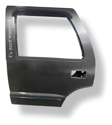 Porta Traseira Esquerda Blazer 2001 2002 2003 2004 2005 Traseira Esquerdo Preto