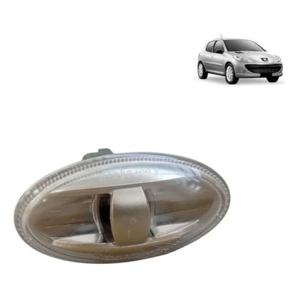 Lanterna Seta Lateral Paralama Peugeot 307 207 206 Original Prateado