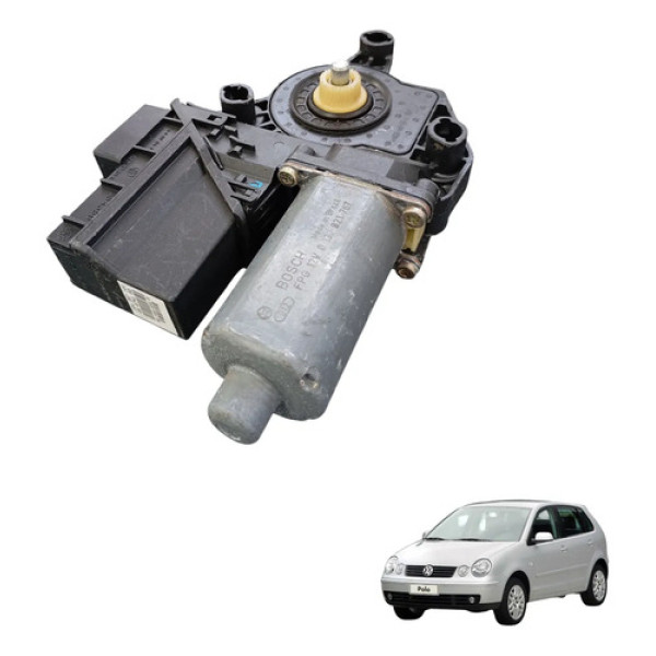 Motor Vidro Traseiro Esquerdo Volkswagen Polo  2001 A 2008