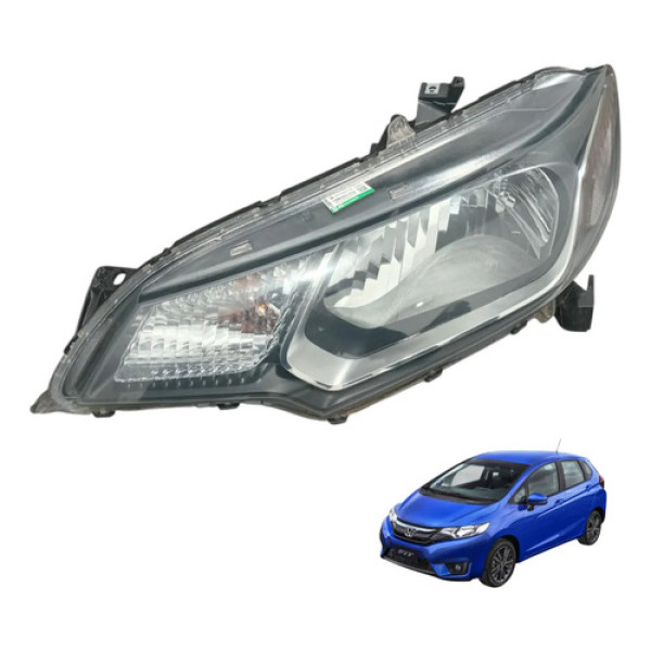 Farol Honda New Fit Ld Esquerdo 2015 Á 2017 7444na Original Esquerdo/motorista