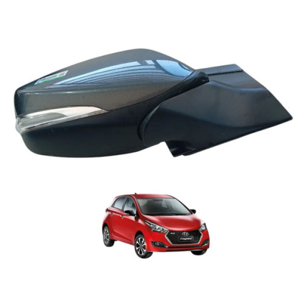 Retrovisor Elétrico Direito Pisca Seta Hyundai Hb20 2012/19