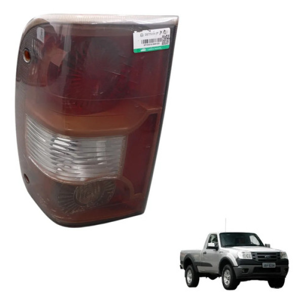 Lanterna Traseira Esquerda Ford Ranger 2005 A 2010 Original  Esquerdo/motorista Vermelho