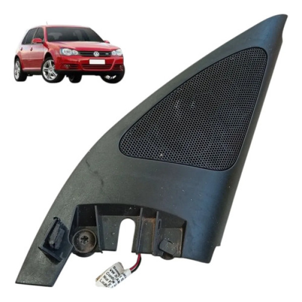 Moldura Interna Retrovisor Direito Vw Golf 2007 A 2013 Preto