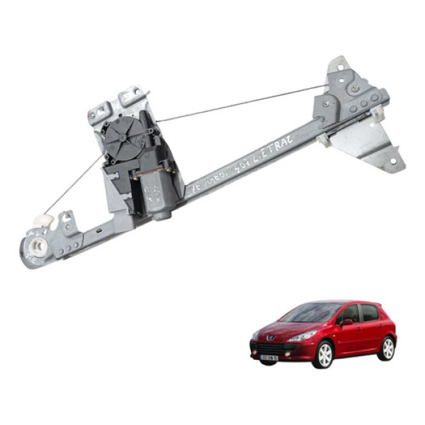 Máquina Vidro Traseira Esquerda Peugeot 307 2001 A 2008