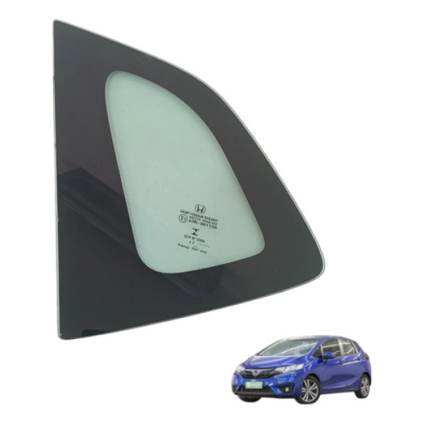 Vidro Fixo Traseiro Esquerdo Honda Fit 2015/17 43r001150