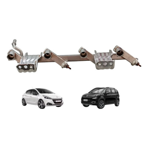 Flauta Bico Injetor 208 C3 Aircross  2012 A 2018 9674368180