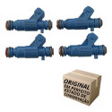 Kit 4 Bicos Injetores Peugeot 208/citroen C3 1.6 0280157130 127/220v