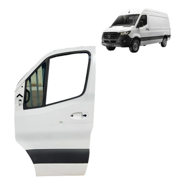 Porta Dianteira Esquerda Mercedes Sprinter 2019 A 2025 Dianteira Esquerdo Branco