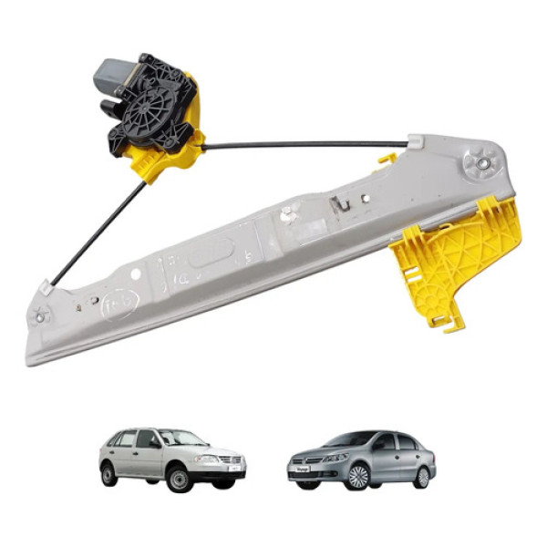 Máquina Vidro Dianteira Esq Vw  Gol G5 G6 Voyage 2008 A 2012