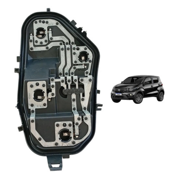 Circuito Soquete Lanterna Direita Fiat Mobi 2016/24 48940751 Direito/passageiro Vermelho