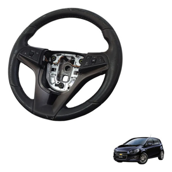 Volante Chevrolet Sonic 2012 A 2014 Original Preto Preto